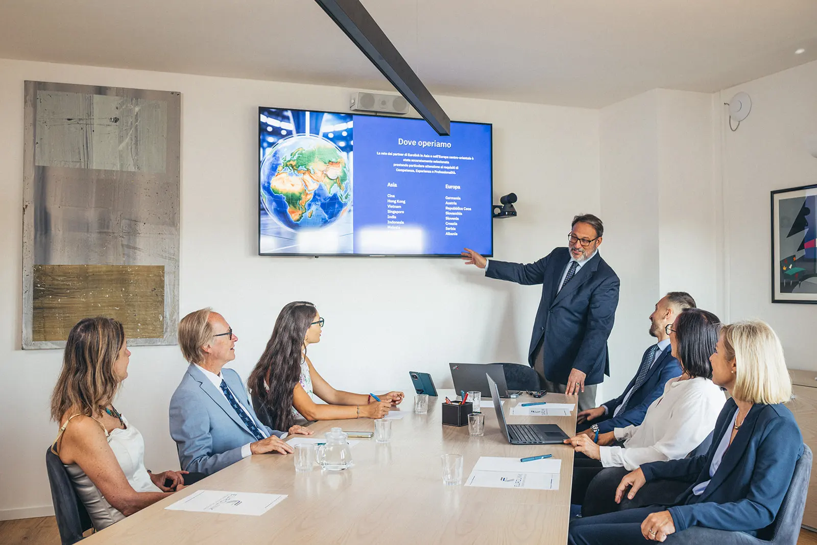 Eurolink manager al lavoro